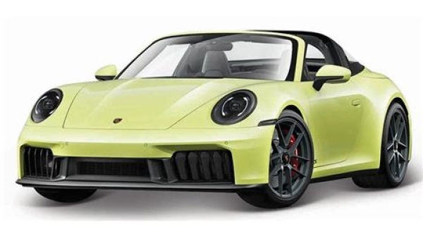 31470Y Porsche 911 (992.2) TARGA 4 GTS HYBRID 2025 Yellow 1:18